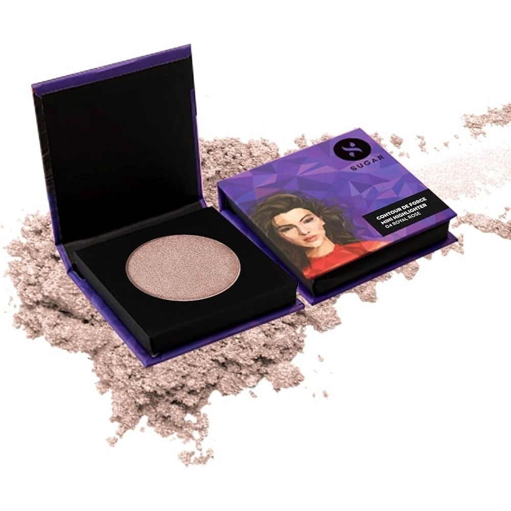 Sugar Mini Face Highlighter ~ 04 Royal Rose (Rosey Taupe) ~ 0.14oz 4g ~ New